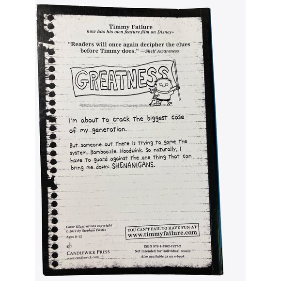 Stephan Pastis TIMMY FAILURE Now Look what you've Done Book 2 in Series - Picture 10 of 11